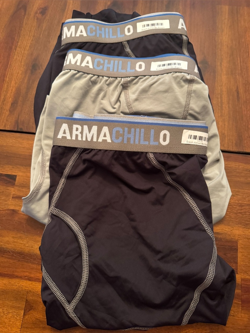 Duluth Trading Co. Armachillo Cooling Long Leg Boxer Briefs 3X New 3 Pair